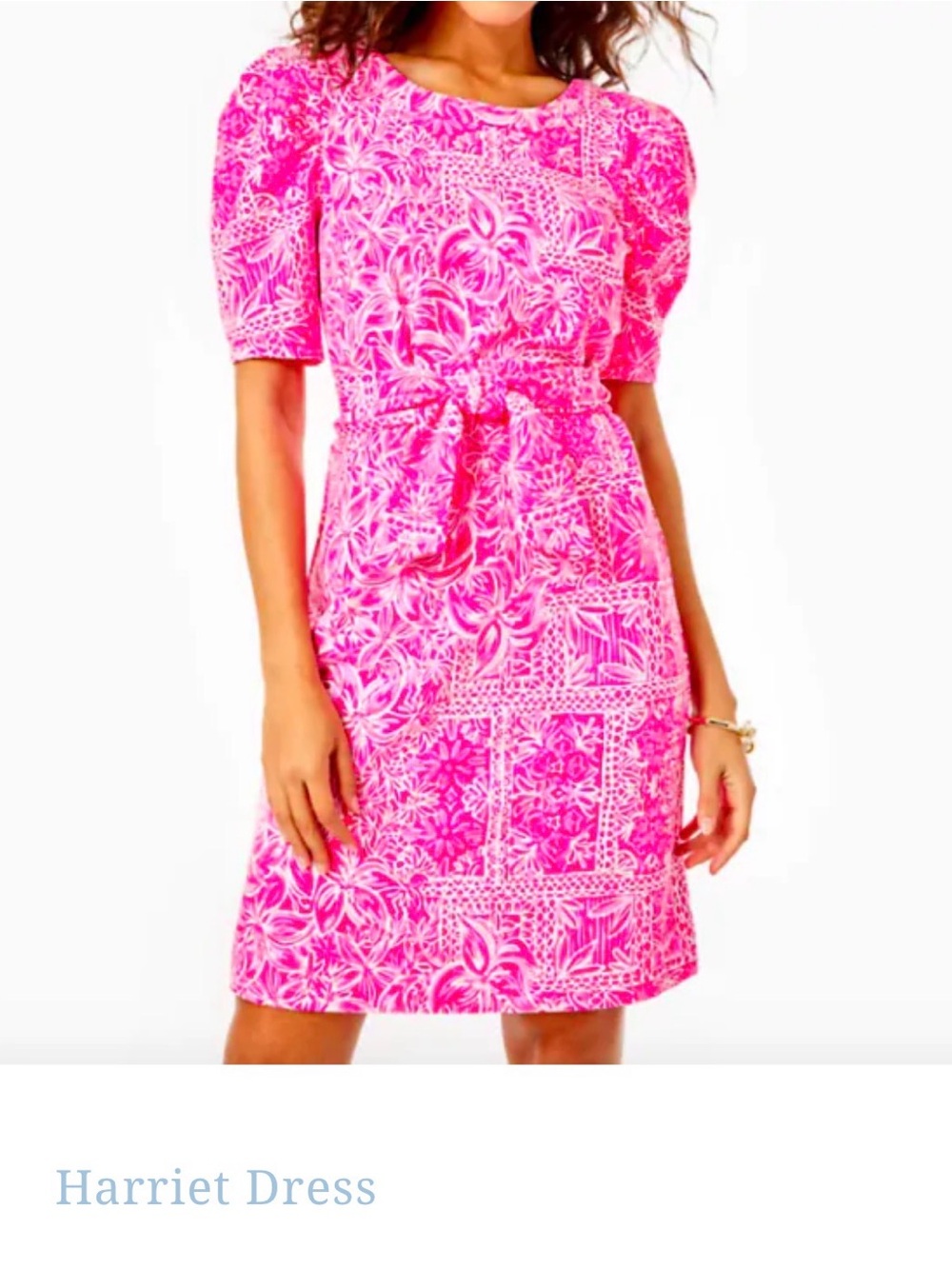 Lilly Pulitzer Pink Floral Harriet Dress
